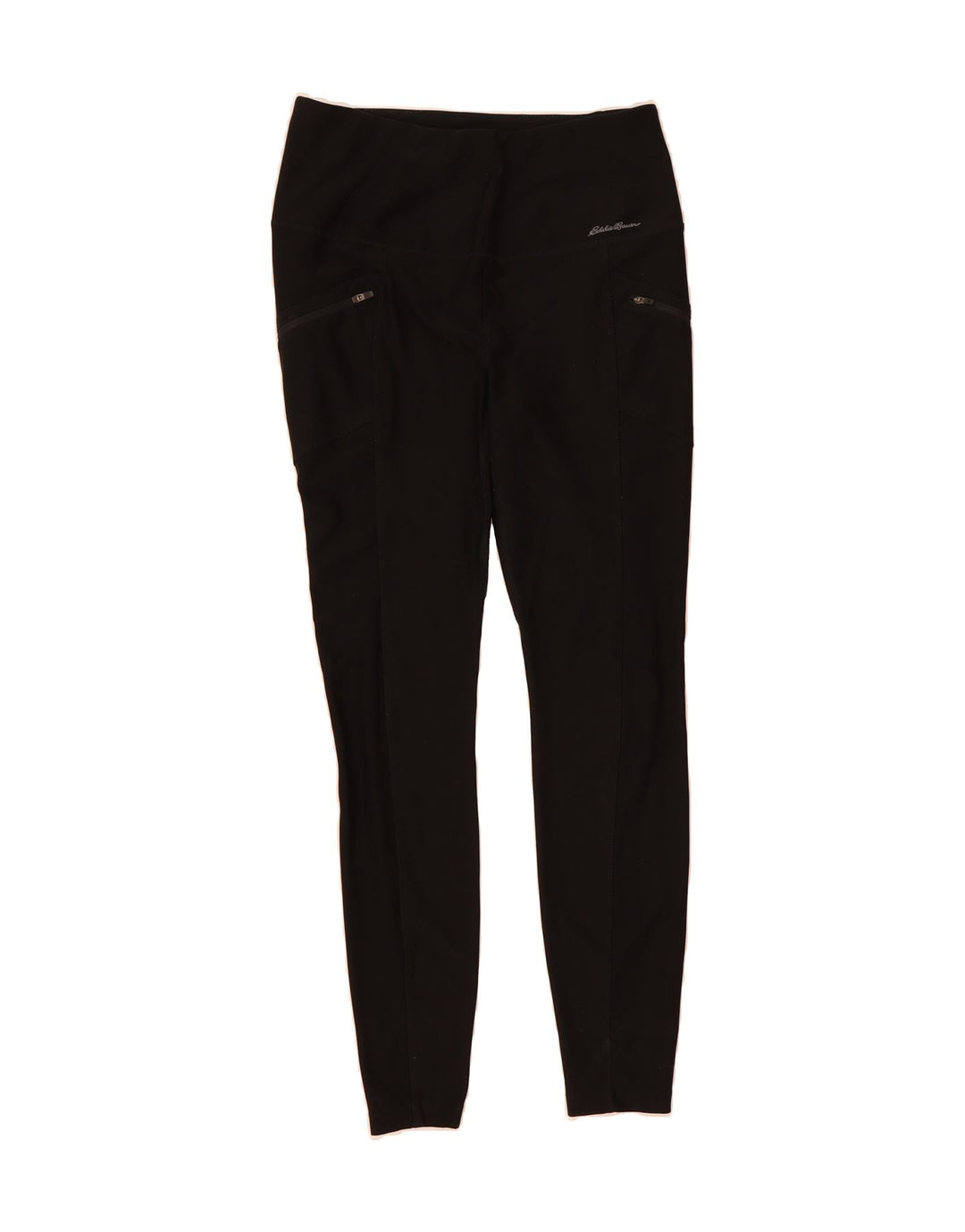 EDDIE BAUER Womens Leggings UK 14 Medium  Black Polyester Vintage Eddie Bauer and Second-Hand Eddie Bauer from Messina Hembry 
