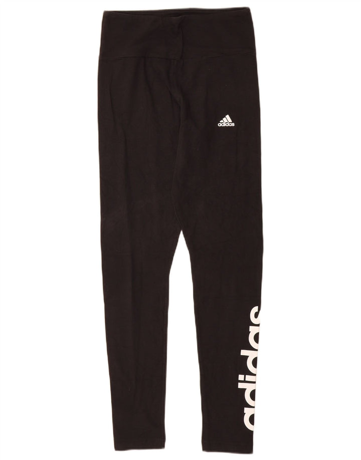 Adidas Leggings gráficos para mujer Reino Unido 8/10 Pequeño Negro