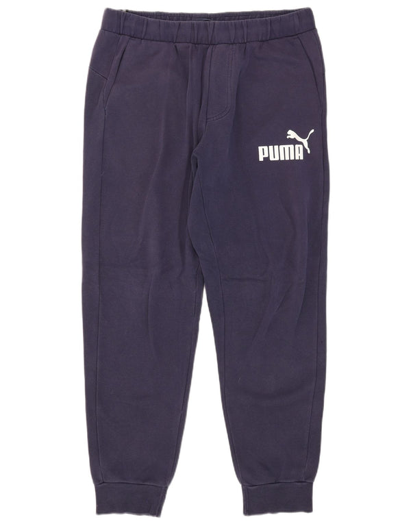 Puma Pantalones De Chándal Gráficos Para Hombre Joggers Large Azul Marino Algodón