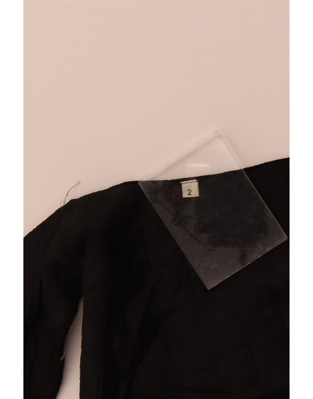 Vintage mujer terciopelo OPEN chaleco US 2 XS negro