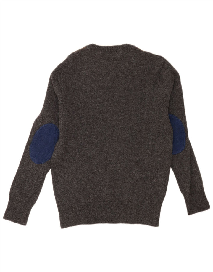 Tommy Hilfiger Jersey De Cuello Redondo Para Hombre Pequeño Gris Colorblock