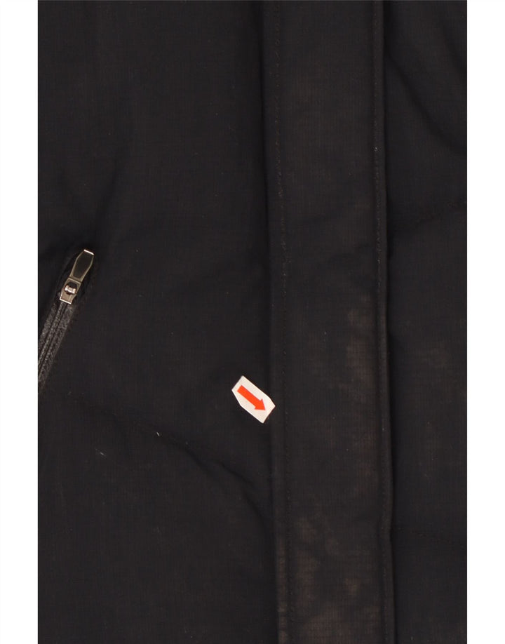 COLUMBIA Chaqueta acolchada con capucha Omni-Heat para mujer UK 10 Small Azul marino Nylon