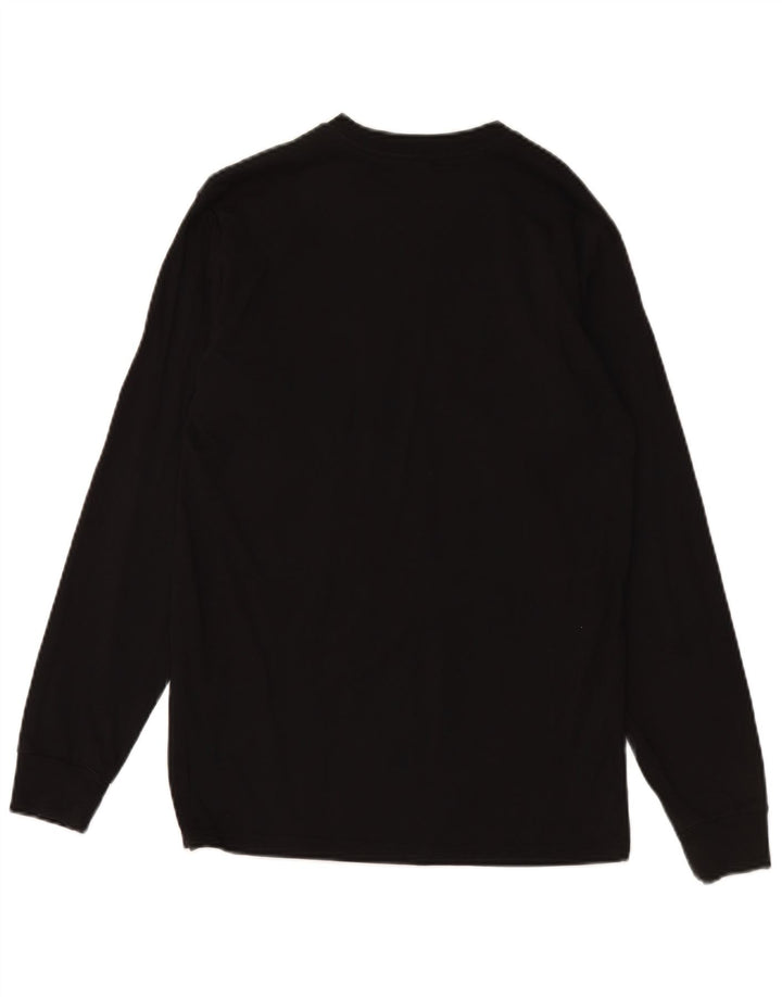 VANS Mens Classic Fit Graphic Top Long Sleeve Small Black Cotton