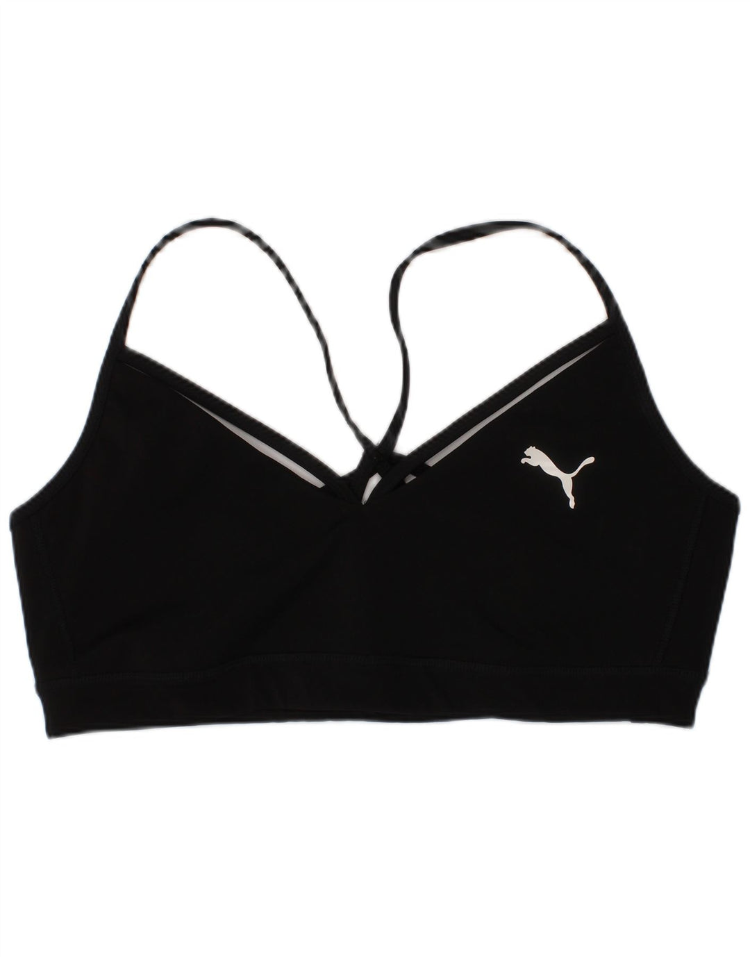 Puma Mujer Sport Bra Top Grande Negro Poliéster Deportes