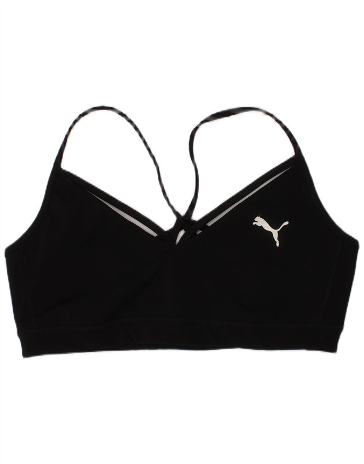 Puma Mujer Sport Bra Top Grande Negro Poliéster Deportes