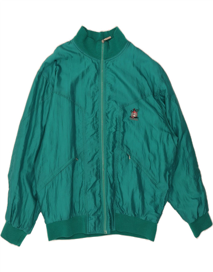 HEAD Mens Bomber Jacket IT 52 XL Green Polyamide Vintage HEAD and Second-Hand HEAD from Messina Hembry 