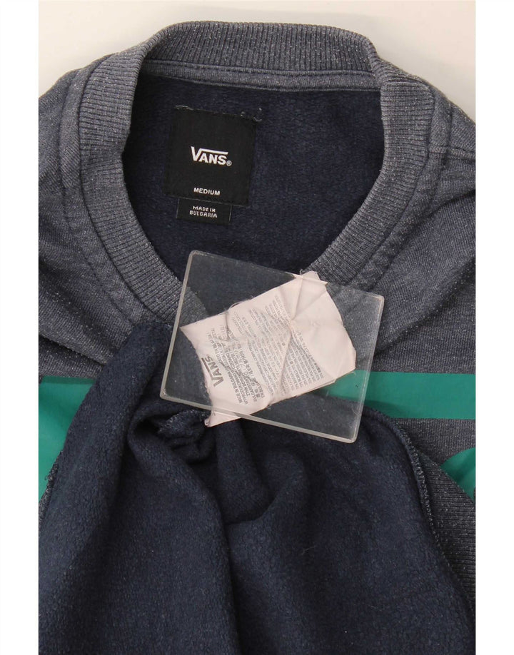 Vans Hombre Sudadera Gráfica Jumper Medium Azul Marino Algodón