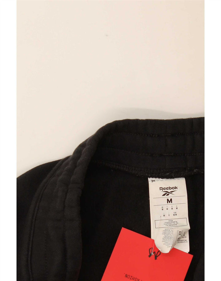 Reebok Pantalones De Chándal Gráficos Joggers De Algodón Negro Mediano