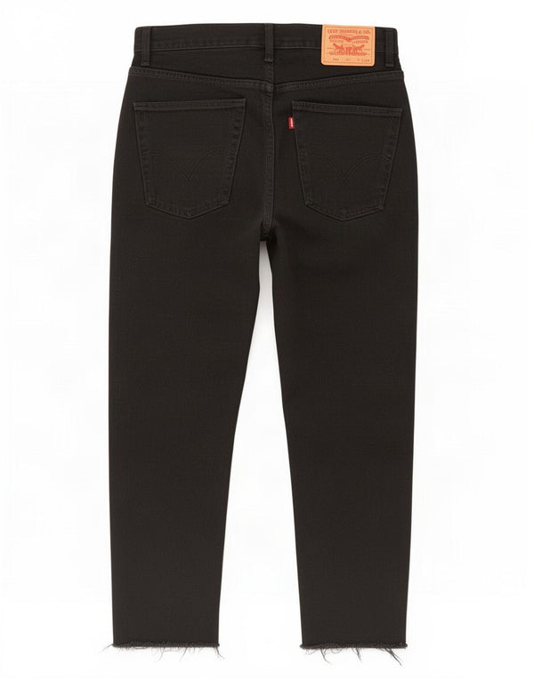 Levi's Jeans rectos desgastados 581 para hombre W34 L25 Algodón negro