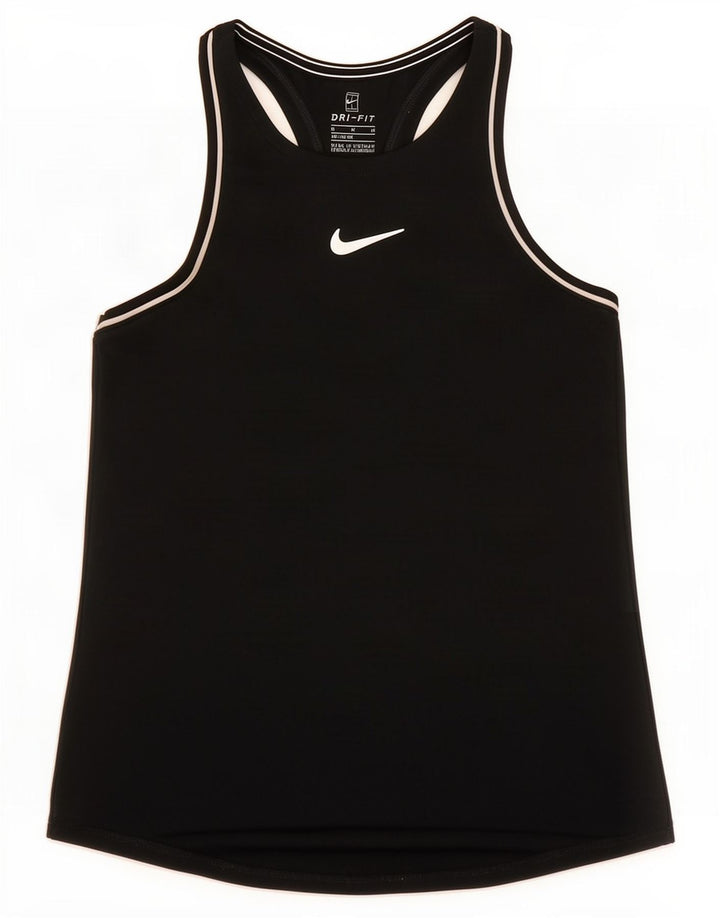 Nike Camiseta sin mangas Dri Fit para niñas 10-11 años Mediana Negro Poliéster