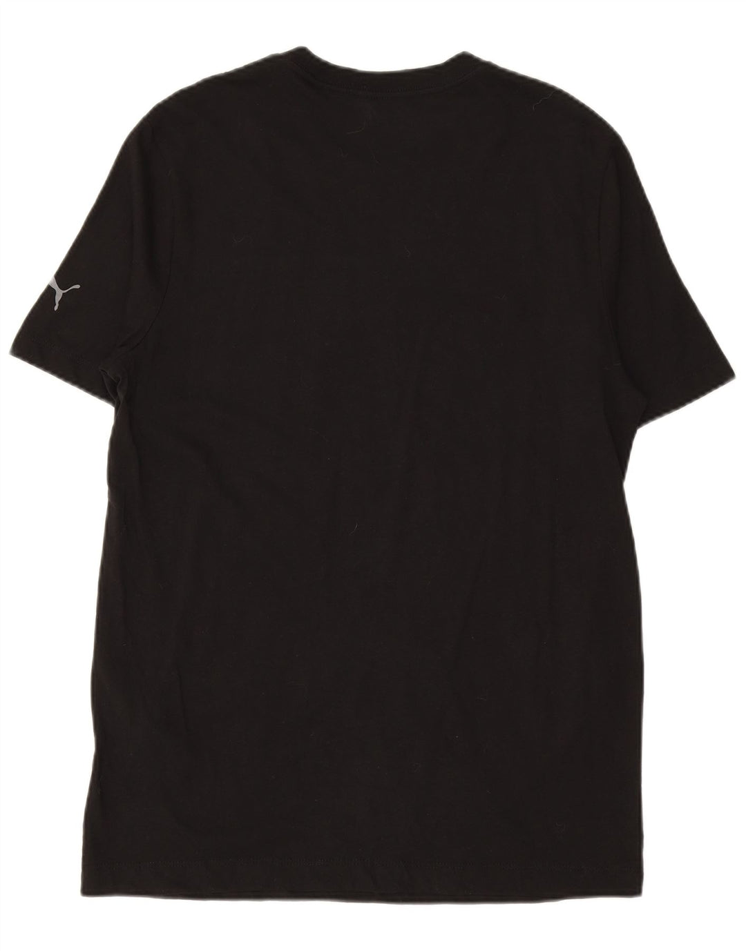 PUMA Camiseta gráfica para hombre Top mediano de algodón negro