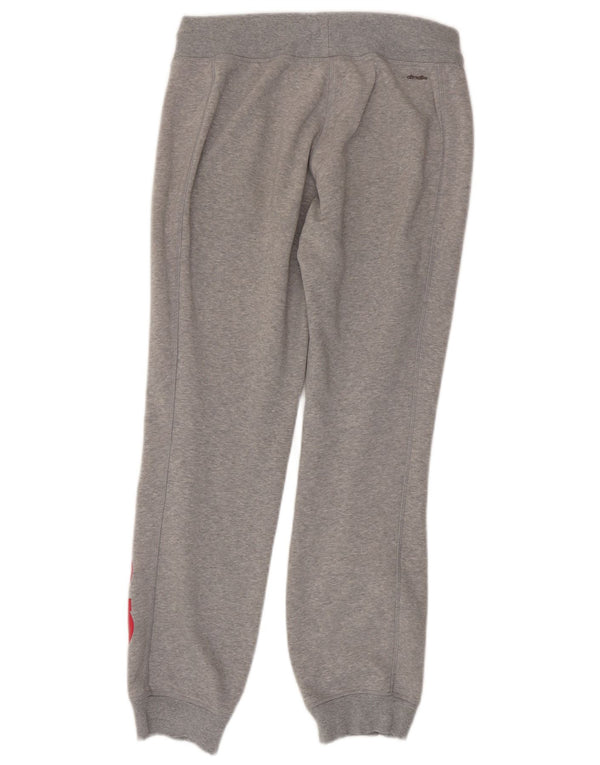 Adidas Mujer Climalite Chándal Pantalones Joggers UK 12/14 Gris Medio
