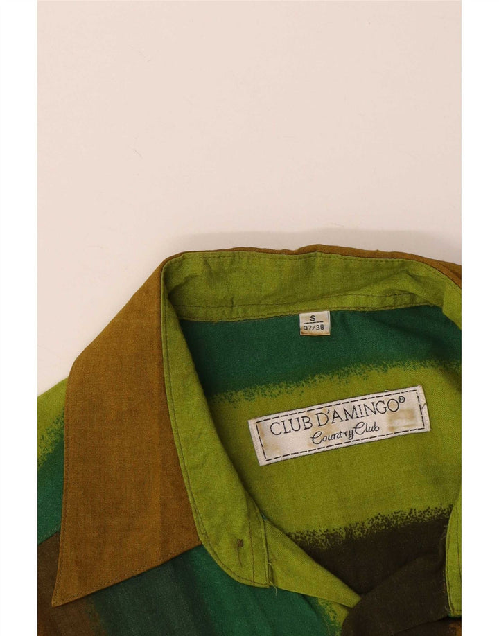 Club D'Amingo Camisa Manga Corta Hombre Small Multicolor Rayas