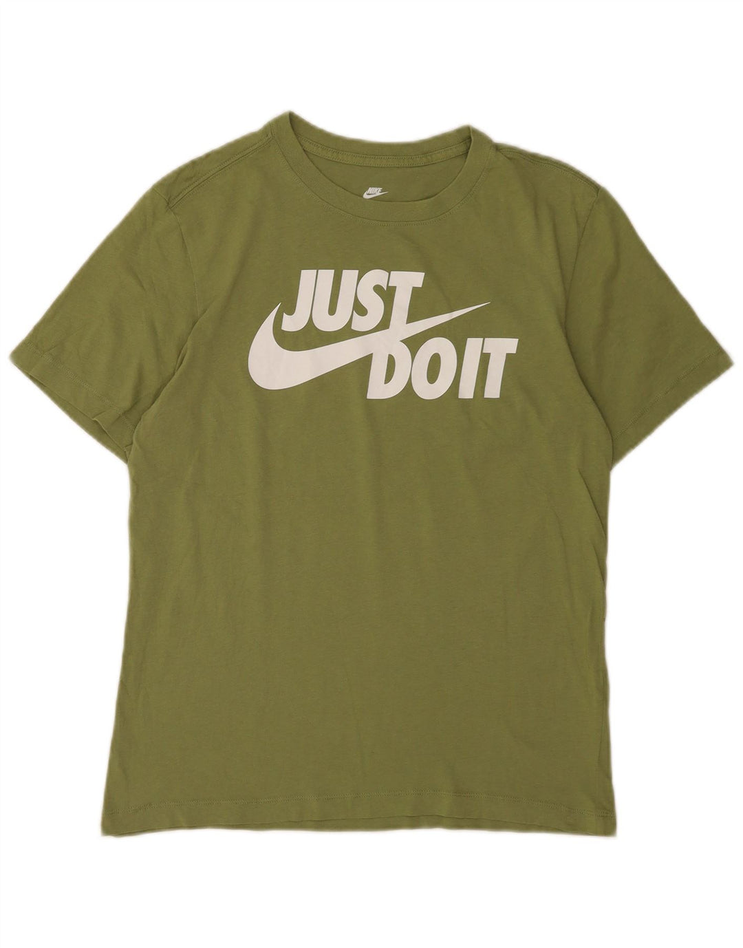 Nike - Camiseta gráfica para hombre, talla pequeña, algodón verde