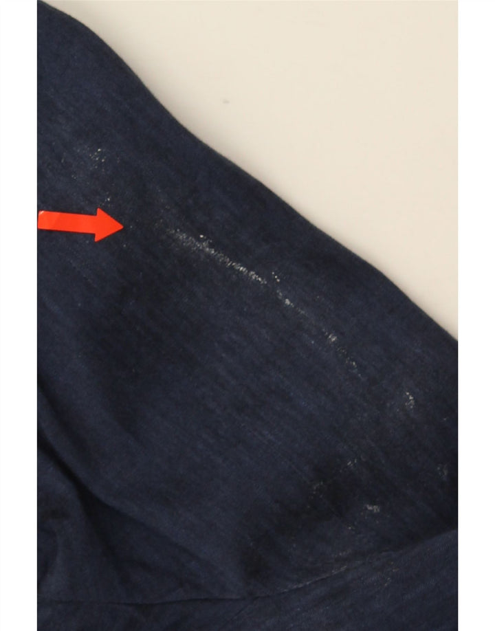 Ted Baker Chaqueta tipo blazer de 3 botones para hombre, talla 6, 2XL, lino azul