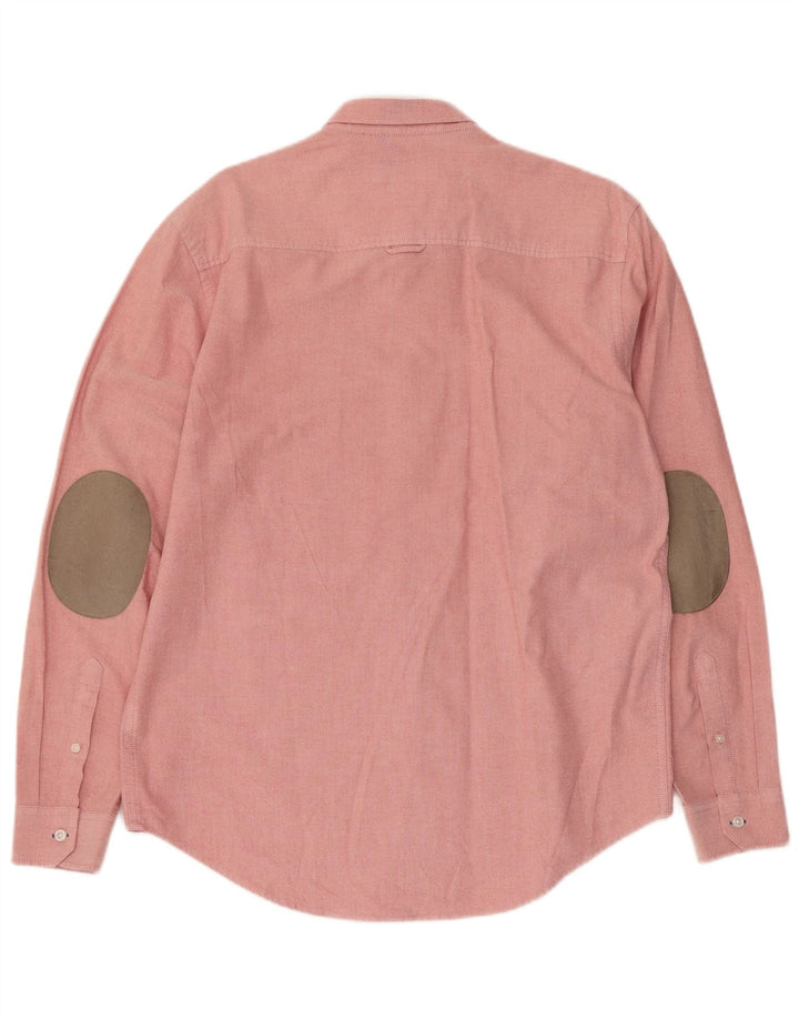 Zara Hombre Camisa Regular Fit Grande Rosa