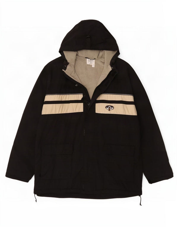 Chiemsee Chaqueta cortavientos con capucha para hombre UK 44 2XL Bloque de color negro