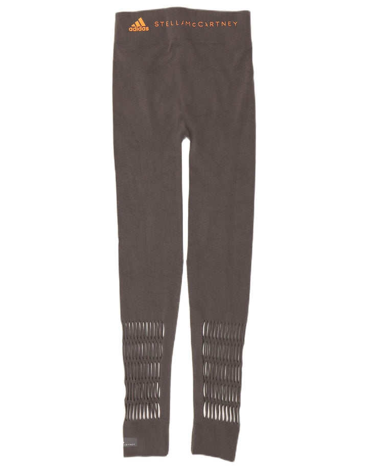 Adidas Leggings gráficos Stella McCartney para mujer, Reino Unido 40, talla grande, poliamida gris