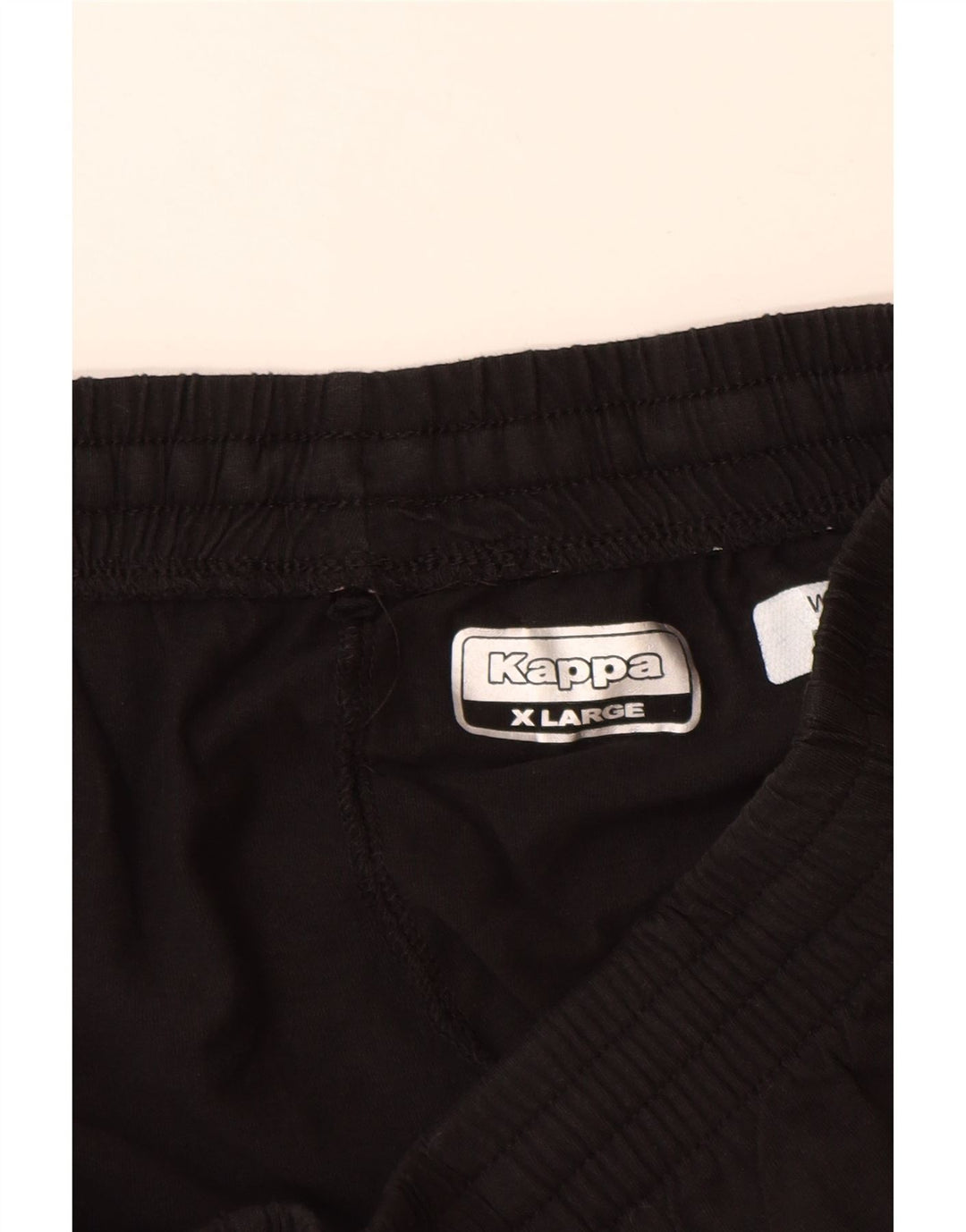 Kappa Pantalones cortos deportivos para niños 13-14 años XL Negro Algodón
