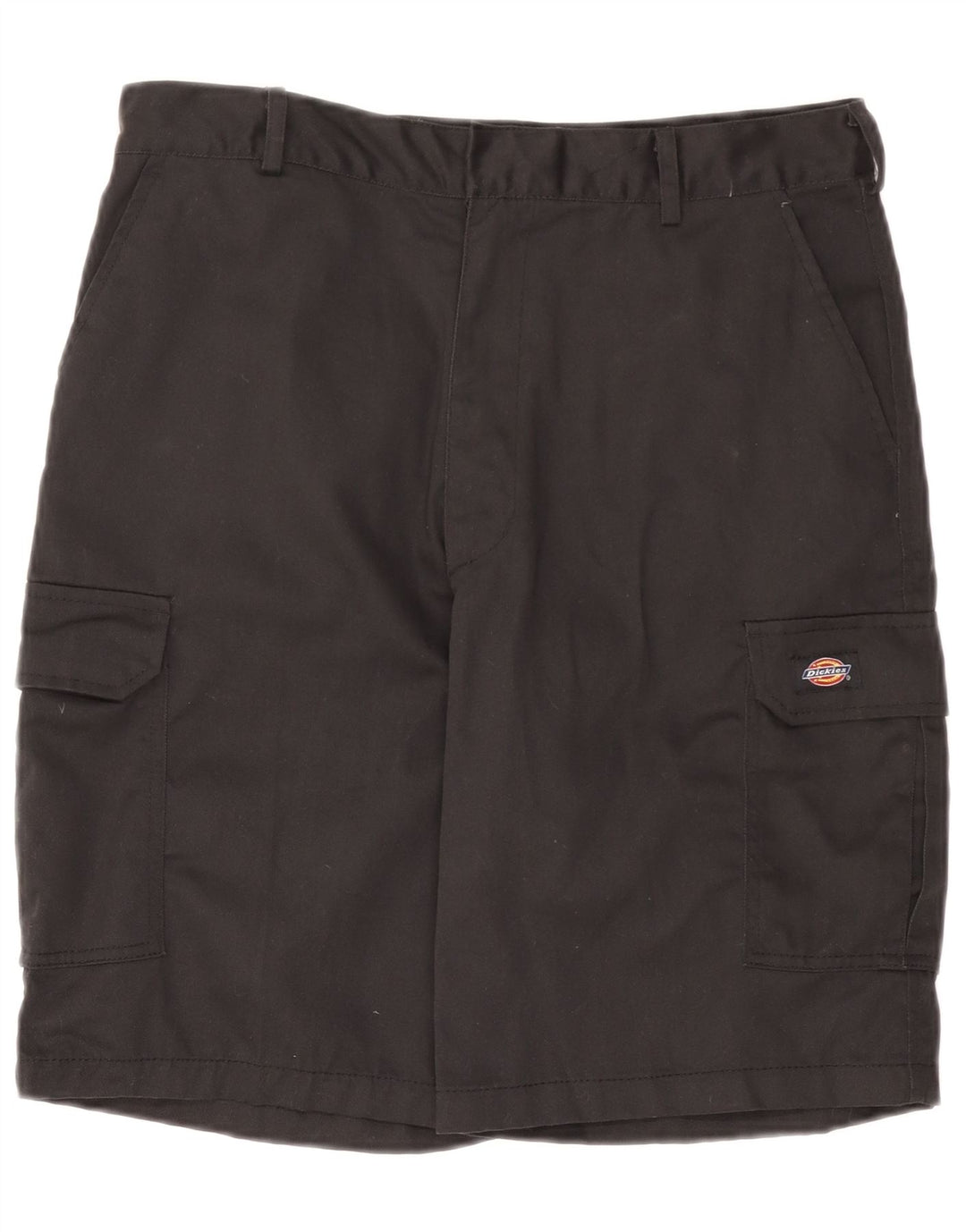 DICKIES Pantalones cortos cargo para hombre W34 Poliéster negro grande