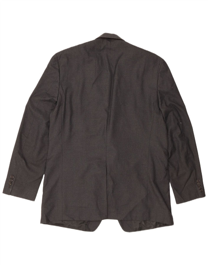 Chaps Chaqueta tipo blazer de 2 botones para hombre UK 44 2XL Poliéster gris