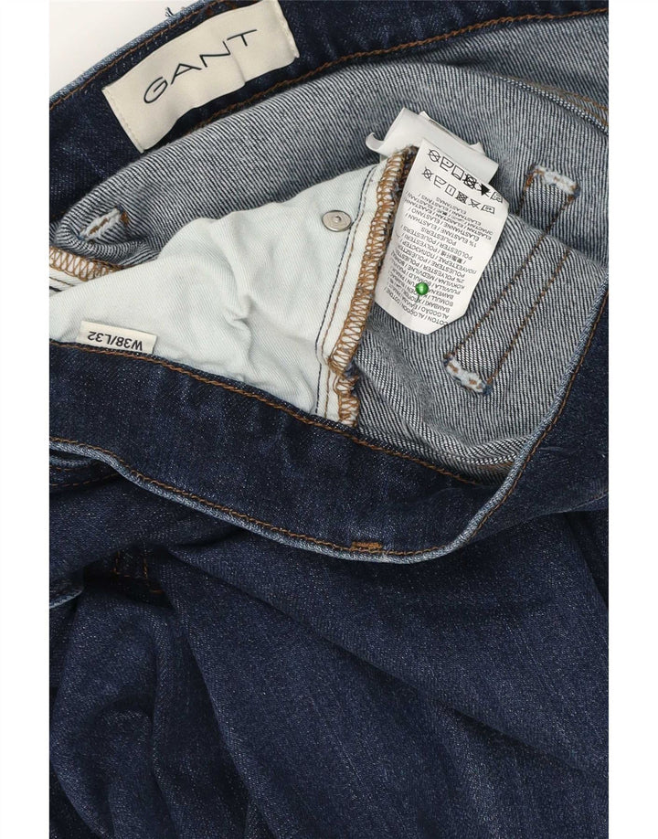 Vaqueros rectos de corte regular Gant para hombre W38 L32 Algodón azul