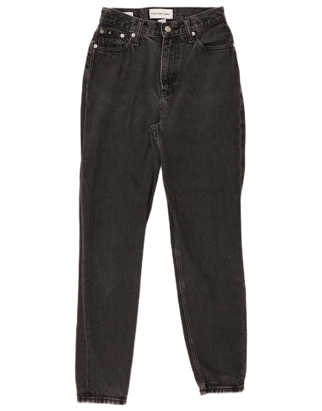 CALVIN KLEIN Vaqueros ajustados para mujer W25 L27 Algodón negro