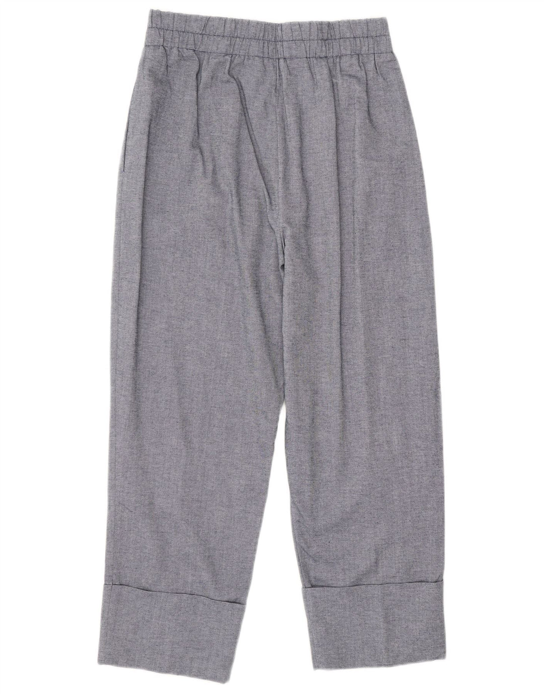 ZARA Mujer Pantalón Chino Recto Mediano W28 L25 Azul Algodón