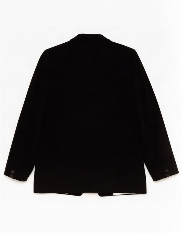 Marks & Spencer Chaqueta tipo blazer con 1 botón para mujer UK 10 Small Poliéster negro
