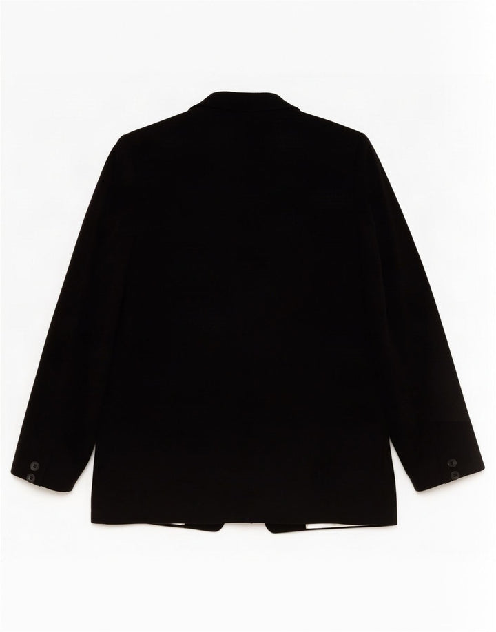 Marks & Spencer Chaqueta tipo blazer con 1 botón para mujer UK 10 Small Poliéster negro