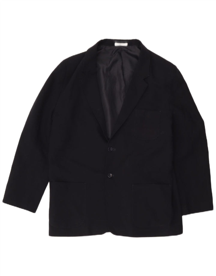 Marks & Spencer Chaqueta tipo blazer de 2 botones para hombre UK 38 Medium Azul marino