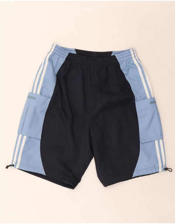 Adidas Hombre Bañador Corto Medio Azul Marino Colorblock Poliéster
