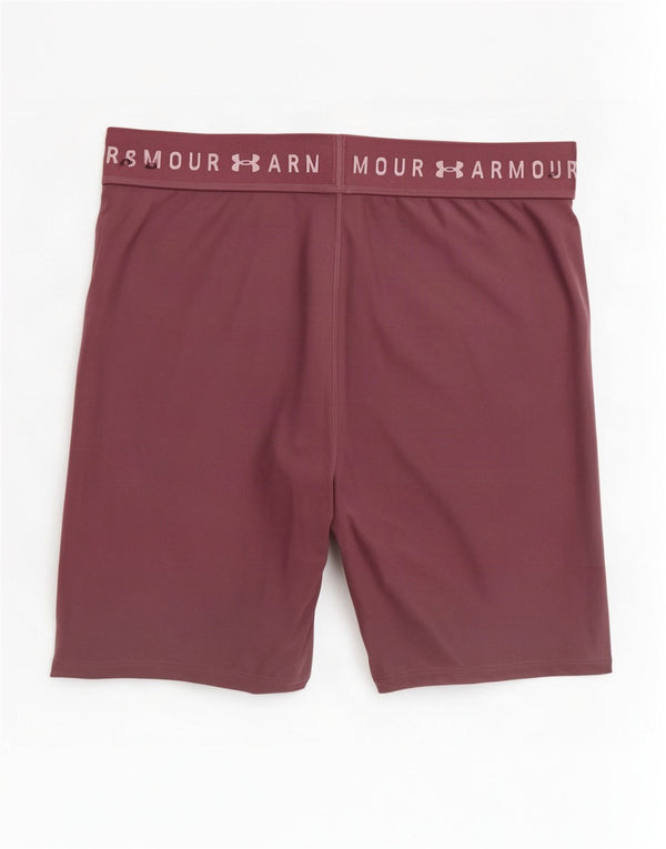 Under Armour Pantalones cortos deportivos gráficos para mujer UK 20 2XL Poliéster burdeos