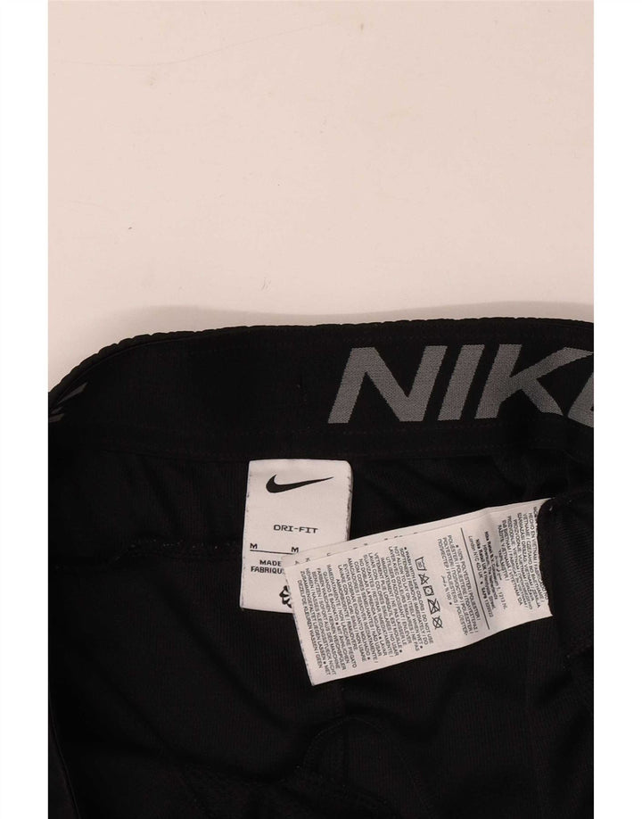 Pantalones cortos deportivos Nike Dri Fit para hombre Poliéster color block negro mediano