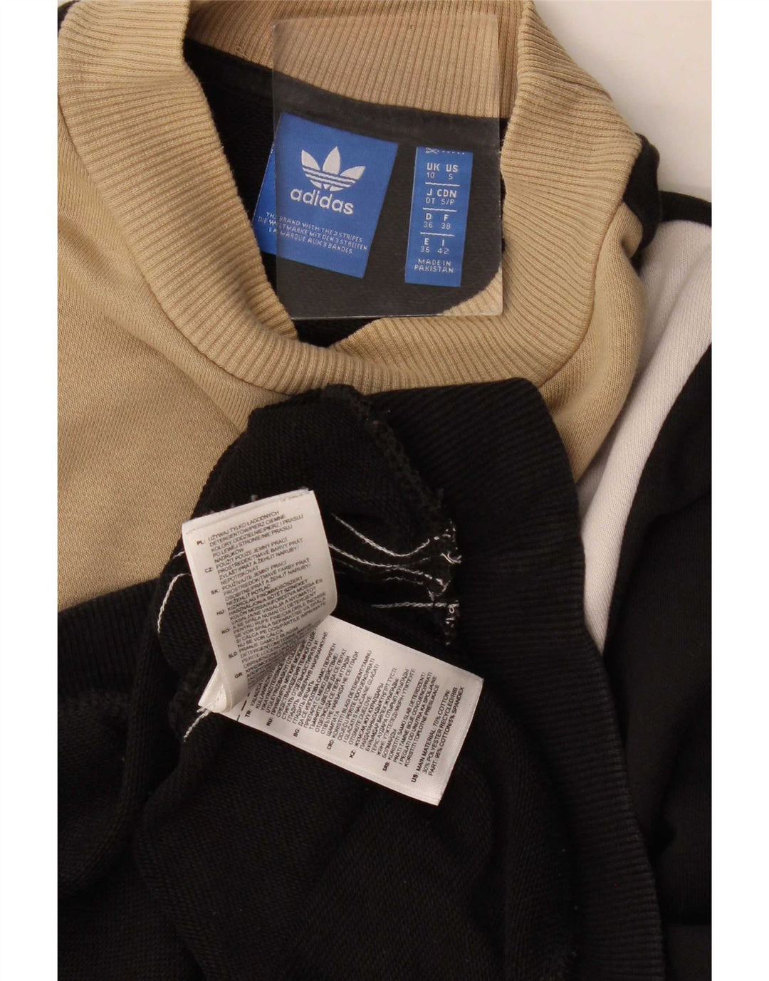 Adidas - Sudadera extragrande para mujer, talla 10, color negro