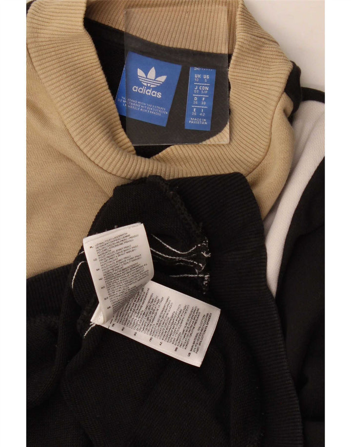 Adidas - Sudadera extragrande para mujer, talla 10, color negro