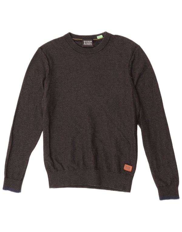 Jersey De Cuello Redondo Para Hombre Scotch & Soda De Algodón Gris Medio