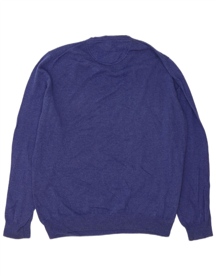 Trussardi Jeans Jersey De Cuello Redondo Para Hombre Large Azul