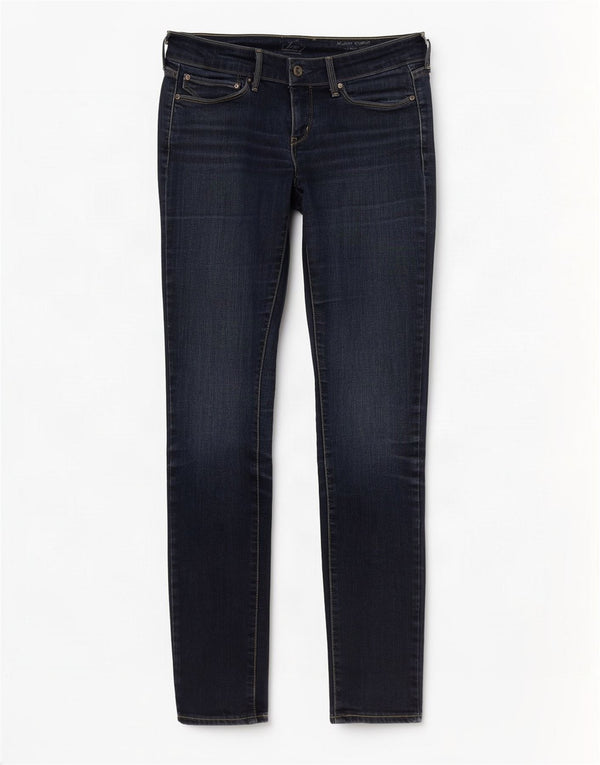Levi's Vaqueros pitillo de cintura baja para mujer W28 L32 Algodón azul