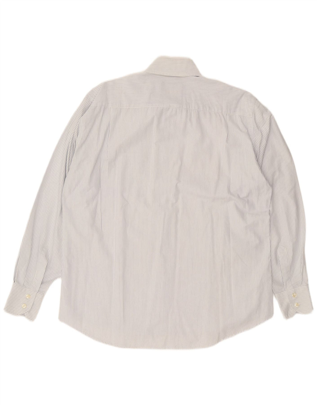 HENRI LLOYD Camisa de hombre grande de algodón a rayas blancas
