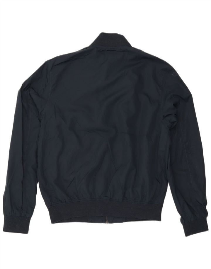 FRENCH CONNECTION Chaqueta bomber para hombre UK 40 Grande Poliéster azul marino