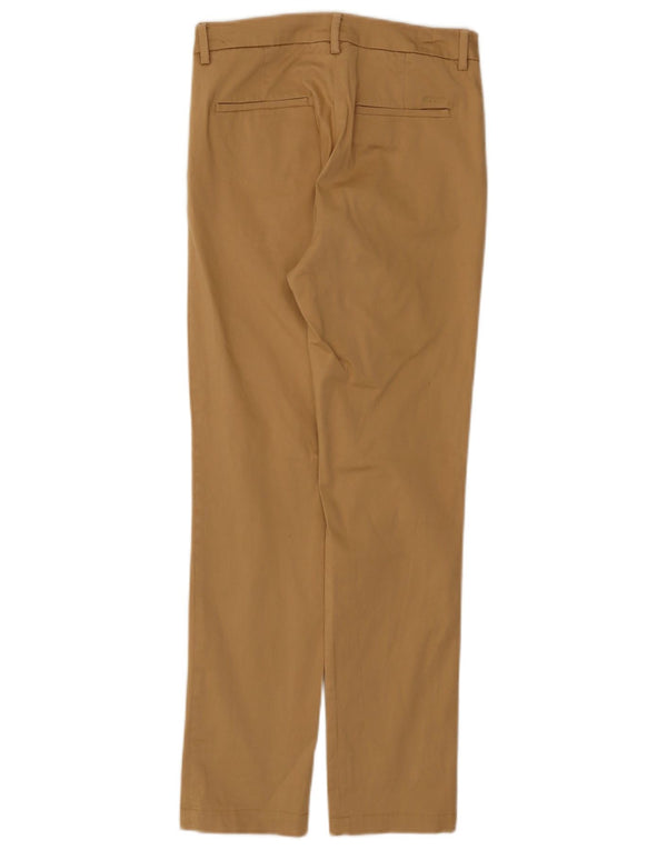 Gant Pantalón chino recto para mujer UK 8 Small W28 L27 Algodón beige