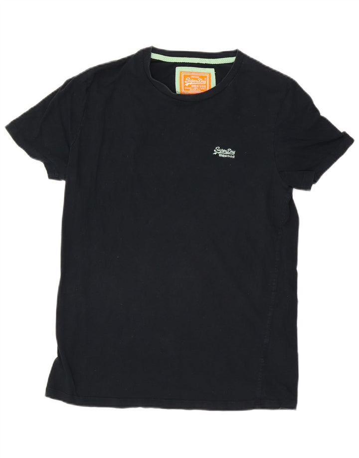 Superdry Camiseta para hombre Top Large Azul Marino Algodón