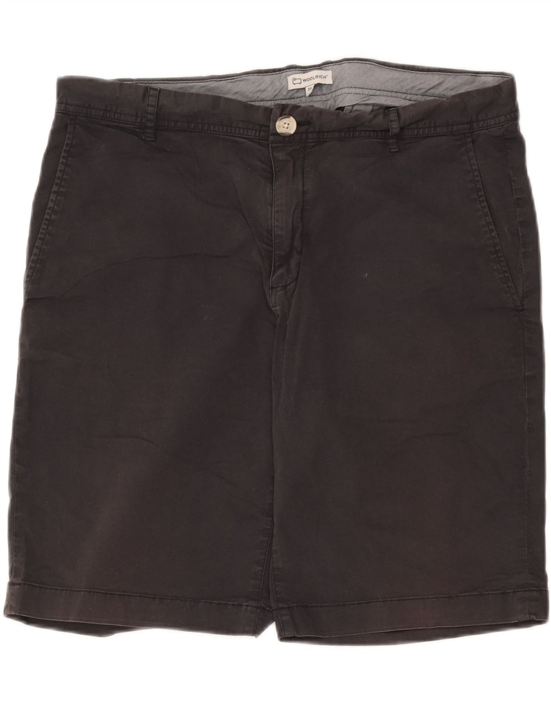 Woolrich Pantalones cortos chinos para hombre W36 Algodón negro grande