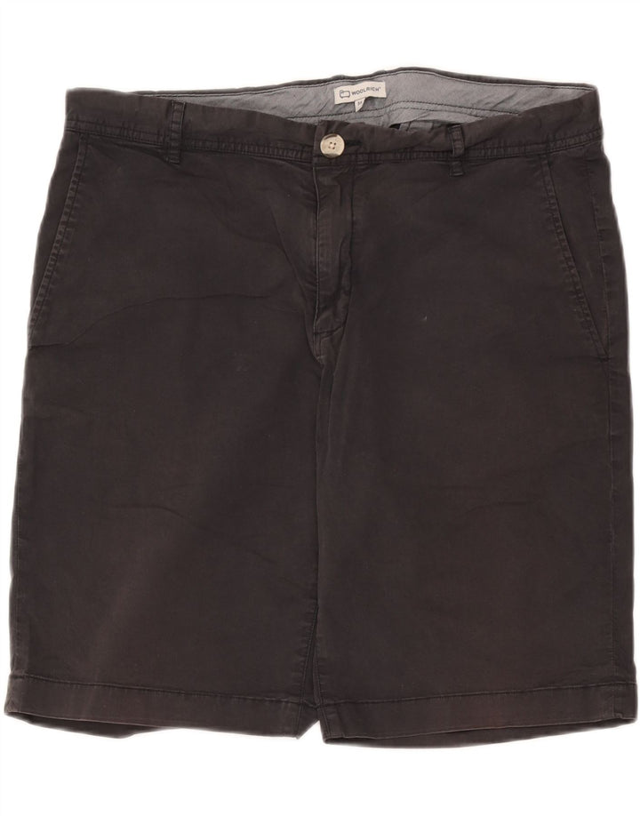 Woolrich Pantalones cortos chinos para hombre W36 Algodón negro grande