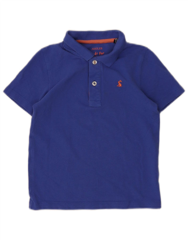JOULES Polo Niño 7-8 Años Azul Algodón