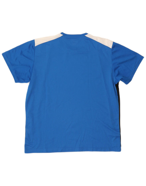 Camiseta Puma Hombre Top XL Azul Colorblock