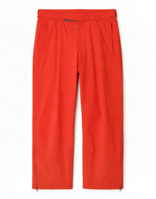 Prada Pantalón De Esquí Hombre IT 52 XL Poliéster Rojo