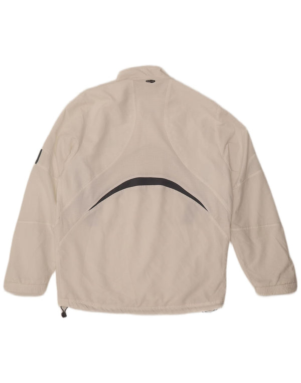 ADIDAS Mens Clima 365 Chándal Top Chaqueta Pequeña Blanco Colorblock