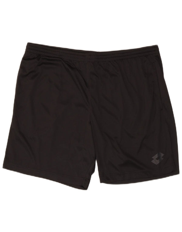 Pantalones Cortos Deportivos Mujer Lotto XL W40 L7 Negro